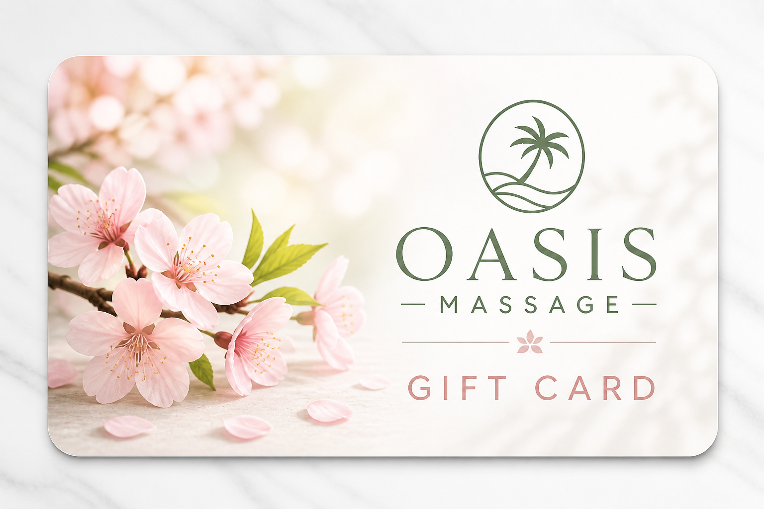 Oasis Massage Spring Gift Card