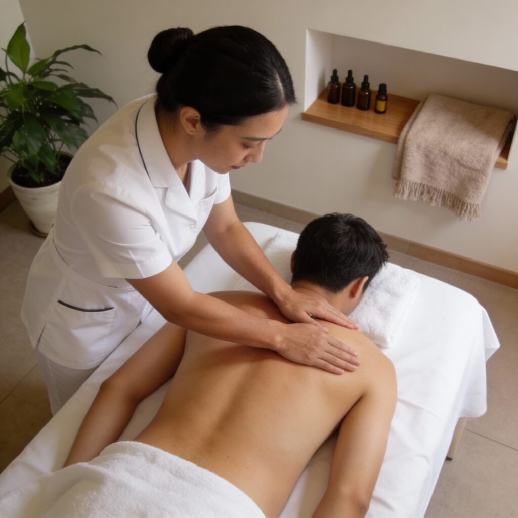 Deep tissue massage at Oasis Massage in Birmingham AL